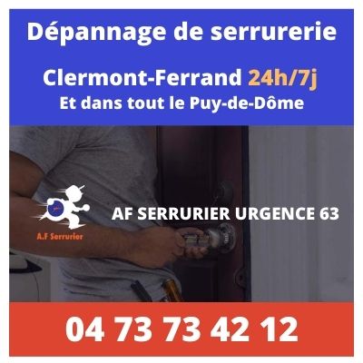 depannage serrurerie clermont ferrand