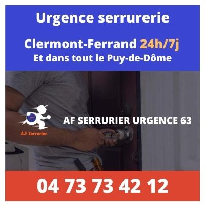 urgence serrurerie clermont-ferrand