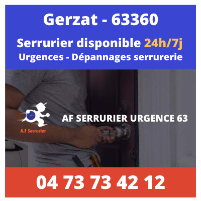 Serrurier à Gerzat