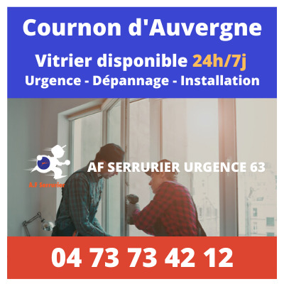 Contact pour faire appel à un Vitrier sur Cournon-d’Auvergne